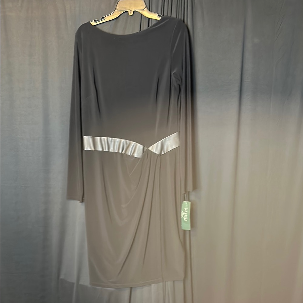 Elegant Gray and Silver Women's Dress